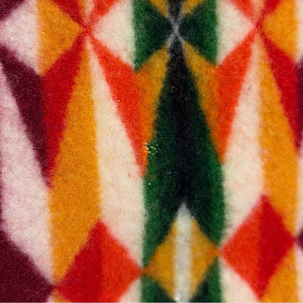 Vintage Pendleton Beaver State Striped Shawl Fringe Pink Throw USA - Picture 12 of 14